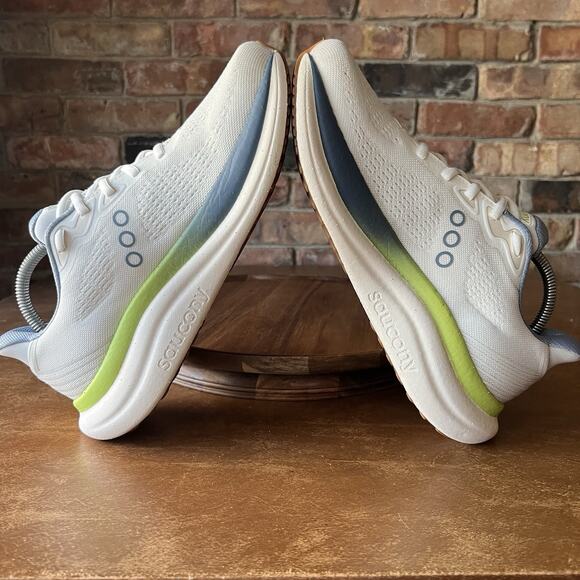 Saucony Womens Triumph 23 Blue White Road Running Shoes Sneakers Size 9.5 - Picture 16 of 16